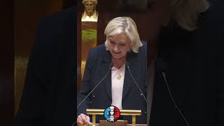 MARINE LE PEN EXPLOSE LE GOUVERNEMENT [upl. by Oshinski]