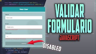 Validar formulario con javascript descarga gratuita [upl. by Pyne50]