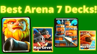 TOP 3 DECKS for Arena 7 in Clash Royale  Best Decks for Arena 7 for Easy Wins [upl. by Thomasa803]