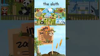 learn about the zoo animals the sloth with fun animal facts [upl. by Meridith]