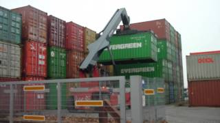 Havarie Loreley Containerhafen Mainz [upl. by Okechuku]