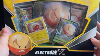 Pokemon Hisuian Electrode V Box Opening [upl. by Bernelle980]