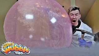 Science Experiment LIQUID NITROGEN vs WUBBLE BUBBLE DANGER ALERT [upl. by Anyat27]