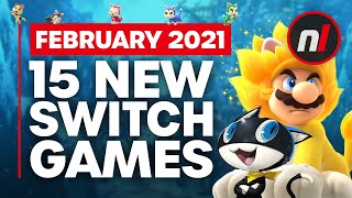 15 Exciting New Games Coming to Nintendo Switch  February 2021 [upl. by Sibeal]