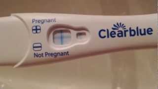 Always Positive Clearblue New Design Pregnancy Test Prank Demo [upl. by Marlette]