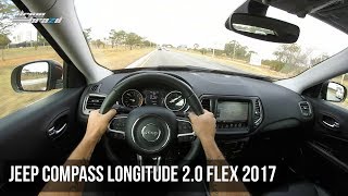 Jeep Compass Longitude 20 Flex 2017  POV [upl. by Tewfik]