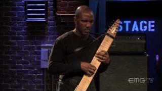 Kevin Keith plays funky Chapman Stick grooves Live at EMGtv [upl. by Salvucci65]