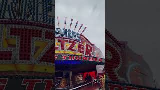 Is it the best looking waltzer you seen  Turners Rolling Thunder funfair waltzer carnival [upl. by Ydnec314]