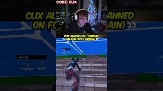 Clix almost got BANNED on Fortnite again 👀 [upl. by Stefanac]