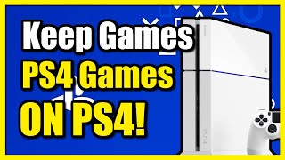 How to Add Games to PS4 Home Screen amp Stay There Easy Tutorial [upl. by Cairns]