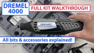 Dremel 4000 Review  Full Kit Walkthrough with Accessories [upl. by Namzaj751]