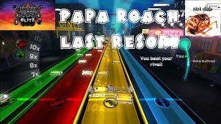 Papa Roach  Last Resort  Rock Band Blitz Playthrough 5 Gold Stars [upl. by Ahsert]