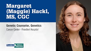 Margaret Maggie Hackl genetic counselor [upl. by Ehlke]