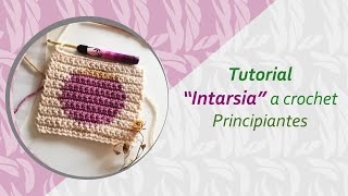 Intarsia para principiantes crochet [upl. by Nayt]