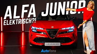 Nieuwe Alfa Romeo Junior Preview  Alfa gaat elektrisch [upl. by Kinemod]