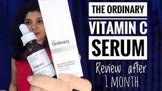 The ordinary Vitamin C serum review after 1 month  The ordinary ascorbic acid Alpha arbutin serum [upl. by Ylsew99]