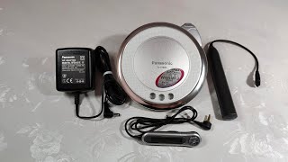 Panasonic SLCT800 Portable CD Player WMAMP3 [upl. by Dhaf]