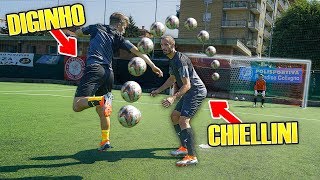 I2BOMBER vs CHIELLINI  Sfidiamo il Difensore della JUVENTUS [upl. by Lyndel]