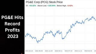 PGampE Hits Record Profits 2023  Strong Earnings Growth and Increased Guidance for 2024  Derrick Soo [upl. by Morlee]