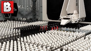 Death Star Hangar Big LEGO Star Wars MOC  TOP 10 MOCs [upl. by Ehsrop]