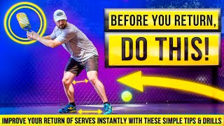 The PERFECT Pickleball Return of Serve Rules and Tips To Level Up [upl. by Hehre]