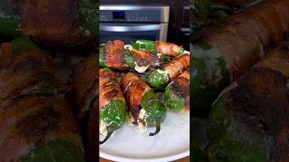 Easy Bacon Wrapped Jalapeño Poppers Super Simple Recipe shorts [upl. by Keese506]