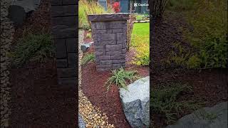 Belgard tandem wall column installation [upl. by Encratia]