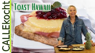 Toast Hawaii mit frischer Ananas und Raclette Käse So gehts einfach [upl. by Pearse794]