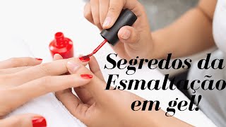 Segredos da esmaltação em gel Teoria passo a passo [upl. by Amlas612]