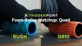 TriggerPoint RUSH vs GRID Foam Roller [upl. by Dorella]