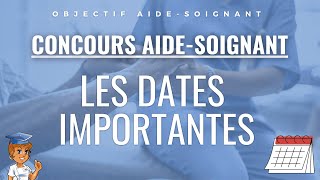 Dates des 4 étapes du Concours AideSoignant 20242025 [upl. by Lemhaj368]