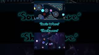 quotSonic Wave vs Shockwavequot part 1 foryou fyp gaming gd geometrydash foryoupage [upl. by Saberio]