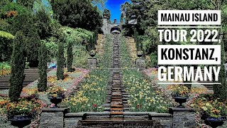 Mainau Island Walking Tour Konstanz Germany  4KHDR 2022 [upl. by Ajdan926]