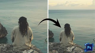 How to Extend Background in Photoshop │Simple Photoshop Tutorial [upl. by Idnat364]