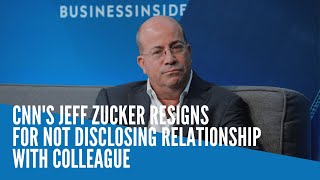 CNNs Jeff Zucker resigns for not disclosing relationship with colleague [upl. by Bonar]