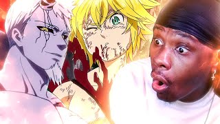 MELIODS VS HENDRICKSON SEASON FINALE Seven Deadly Sins Episode 24 REACTION [upl. by Hebert]