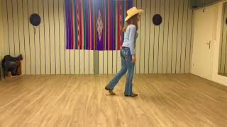 Im Just Asking  Line Dance TEACH [upl. by Neelyam]