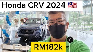 Honda CRV Spek V 2024 Malaysia 🇲🇾 [upl. by Herzog710]