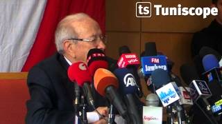 Béji Caid Essebsi répond à Ahmed Néjib Chebbi  19 février 2014 [upl. by Ode]