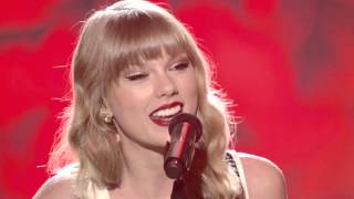 Taylor Swift Begin Again Live Performance VH1 Storytellers 2013 AMA Europe Music Awards EMA Red [upl. by Nadda]