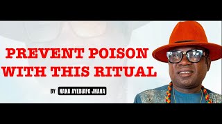 DO THIS RITUAL TO PREVENT BEEN POISONED [upl. by Nosliw]