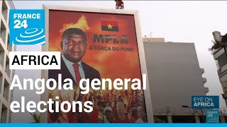 Angola general elections Country enters final stretch of electoral campaigns • FRANCE 24 English [upl. by Etnaid]