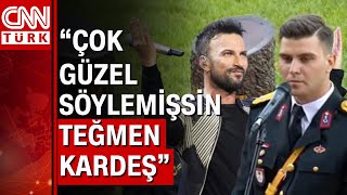 Tarkandan quotİnci Tanemquoti söyleyen genç teğmene tebrik [upl. by Koressa]