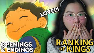 First Time Reacting to Ranking of Kings Opening amp Ending  New Anime Fan ANIME OP ED REACTION [upl. by Marybelle373]