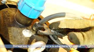 Deep well submersible pump installation well seal installing wellhead [upl. by Annaed]