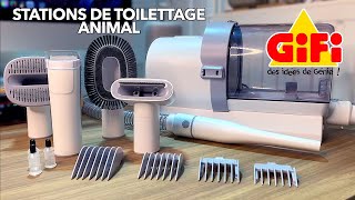 Station de toilettage animal 5 en 1 chez GIFI pour chien chat lapin et pour tout animal à poils [upl. by Flanigan]