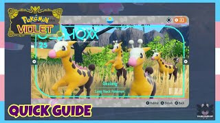 Where To Catch Girafarig In The Indigo Disk Pokemon Scarlet amp Violet  Location Quick Guide [upl. by Anehta]