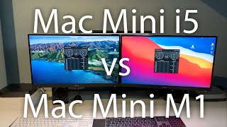 Battle of the Mac Minis  2018 i5 vs 2020 M1 [upl. by Azitram]