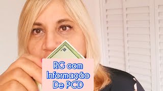 RG com informação de PCD [upl. by Inalej]