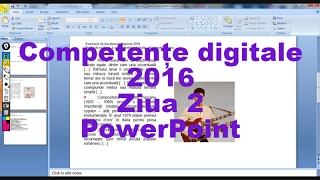 Competente Digitale 2016  Ziua 2  Subiectul IV  PowerPoint [upl. by Sehguh617]